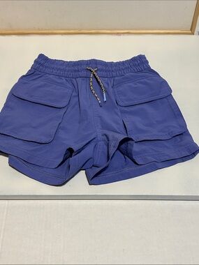 Women's Purple Active Drawstring Shorts